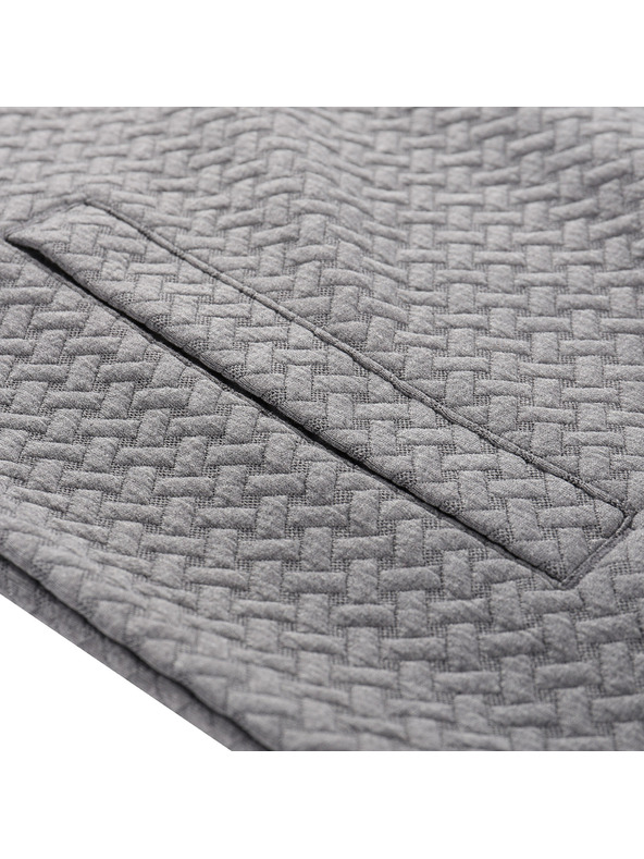 ALPINE PRO Muška dukserica s kapuljačom ALPINE PRO LEL dk.true gray