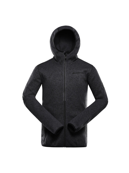 ALPINE PRO Muški topli džemper s patentom ALPINE PRO ZEG 2 black