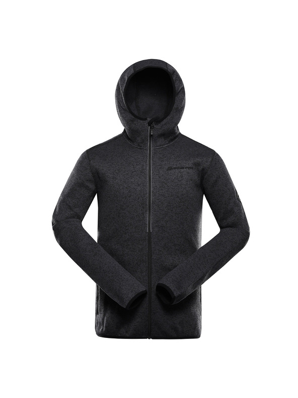 ALPINE PRO Muški topli džemper s patentom ALPINE PRO ZEG 2 black