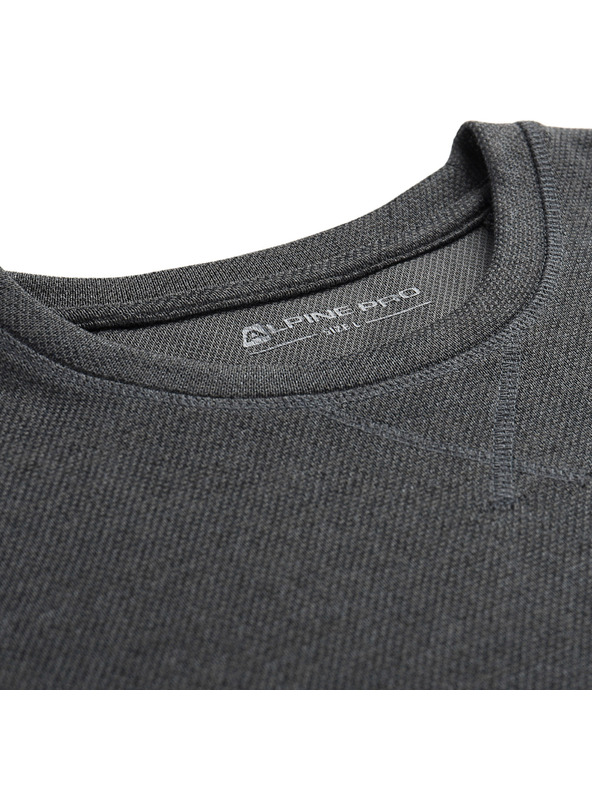 ALPINE PRO Muške majice dugih rukava ALPINE PRO BREK dk.true gray