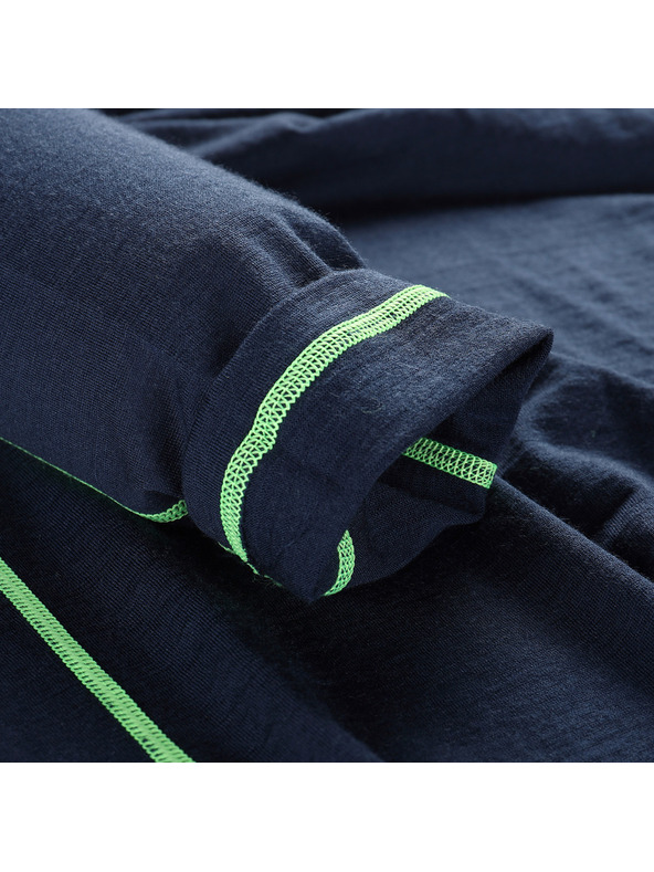 ALPINE PRO Muške merino majice ALPINE PRO MEREN moonlit ocean