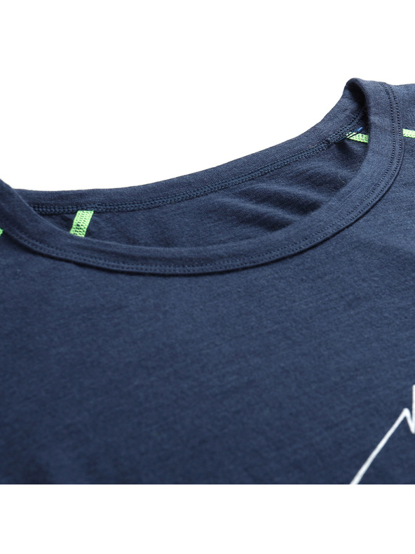 ALPINE PRO Muške merino majice ALPINE PRO MEREN moonlit ocean