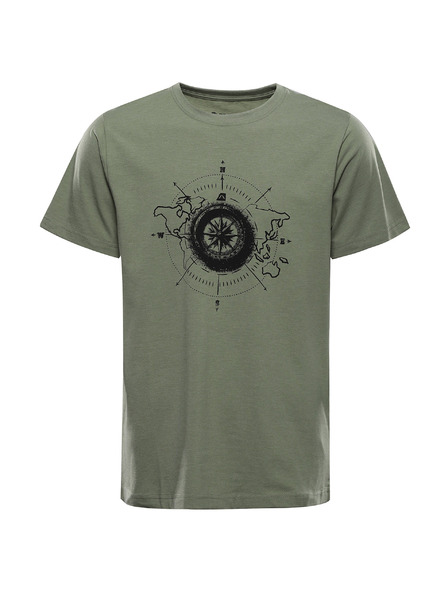 ALPINE PRO Muška pamučna majica ALPINE PRO MOROL oil green varijanta pa