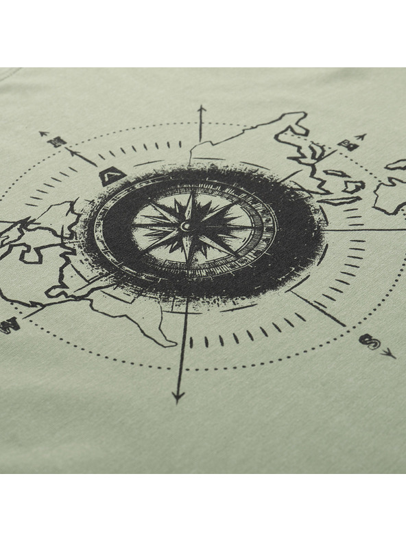 ALPINE PRO Muška pamučna majica ALPINE PRO MOROL oil green varijanta pa