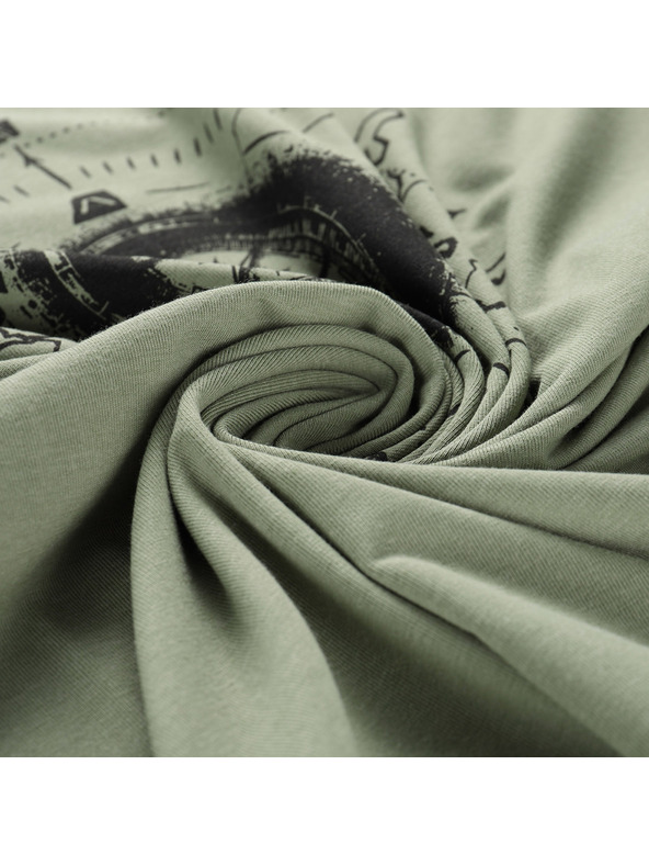 ALPINE PRO Muška pamučna majica ALPINE PRO MOROL oil green varijanta pa