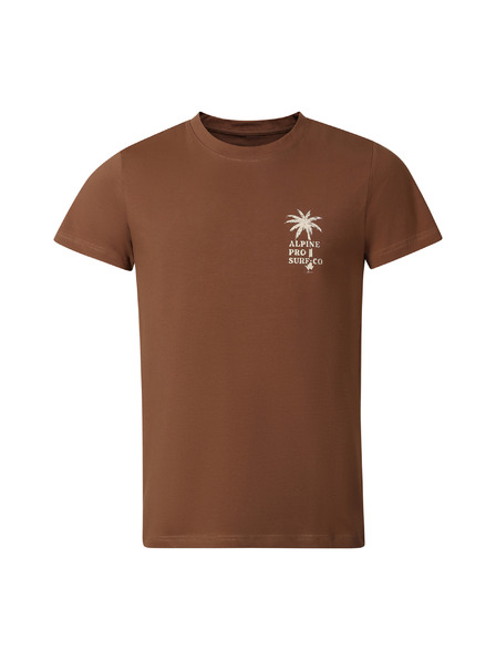 ALPINE PRO Muška pamučna majica ALPINE PRO SUMEK bison varijanta pb