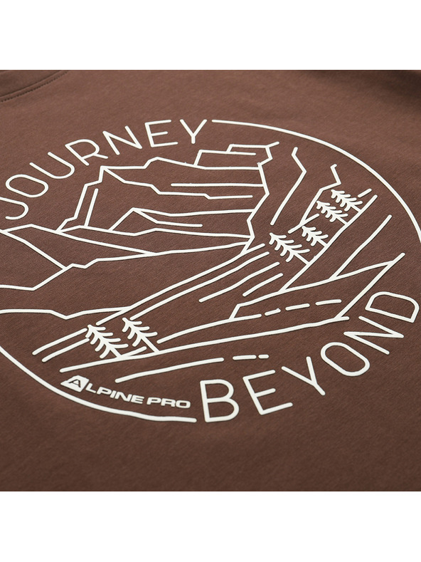 ALPINE PRO Muška pamučna majica ALPINE PRO MOROL rain drum varijanta pd