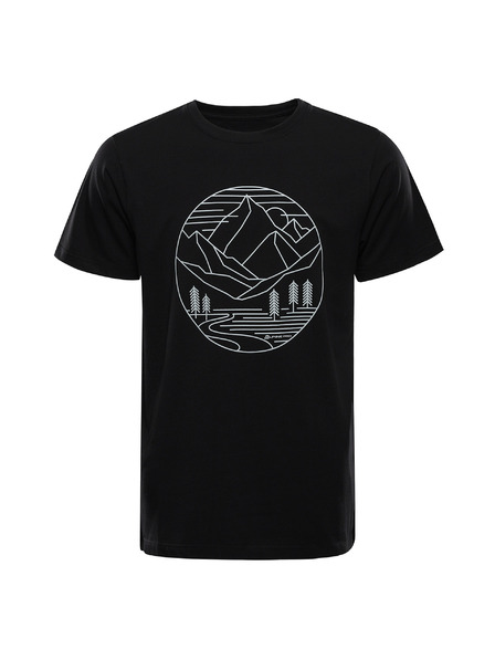 ALPINE PRO Muška pamučna majica ALPINE PRO MOROL black varijanta pc