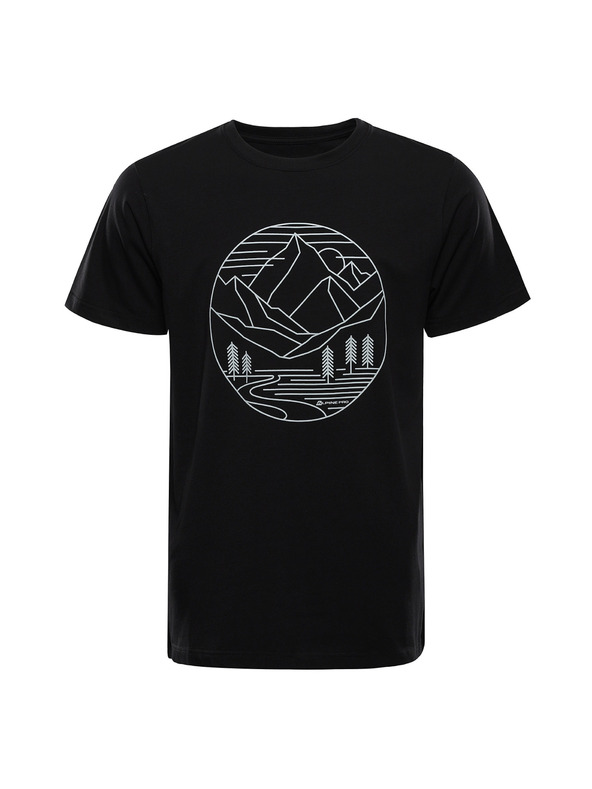 ALPINE PRO Muška pamučna majica ALPINE PRO MOROL black varijanta pc