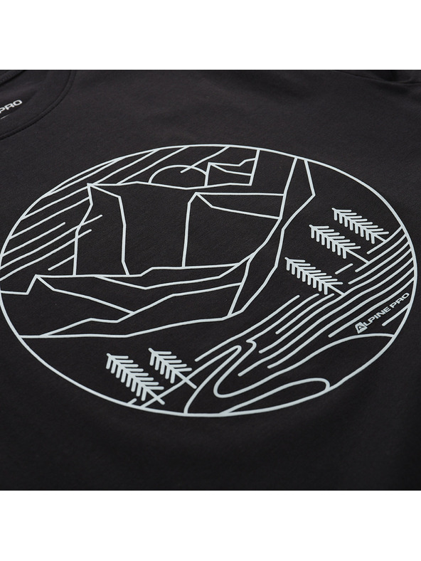 ALPINE PRO Muška pamučna majica ALPINE PRO MOROL black varijanta pc
