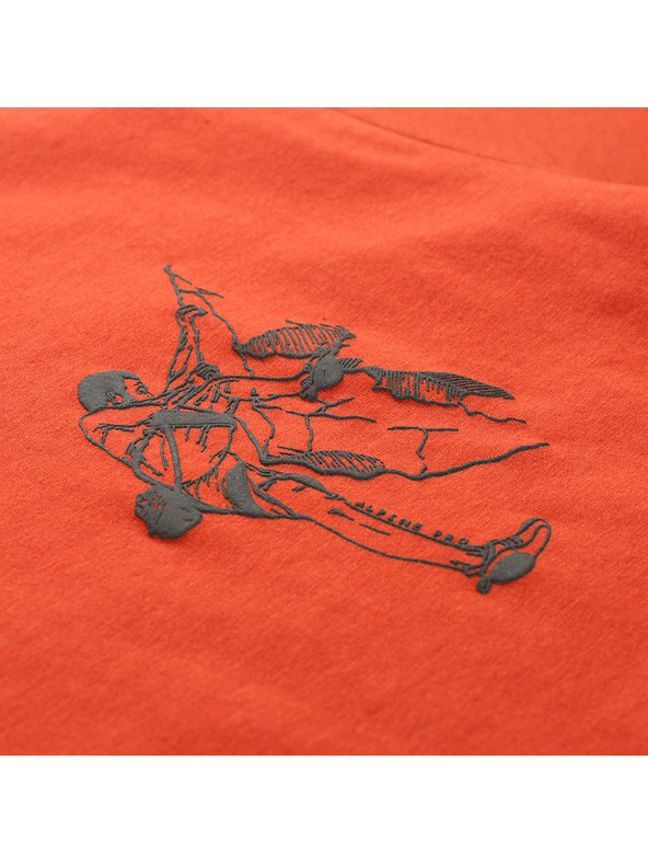 ALPINE PRO Muška majica s cool-dry tretmanom ALPINE PRO GREM 2 red clay varijanta pa