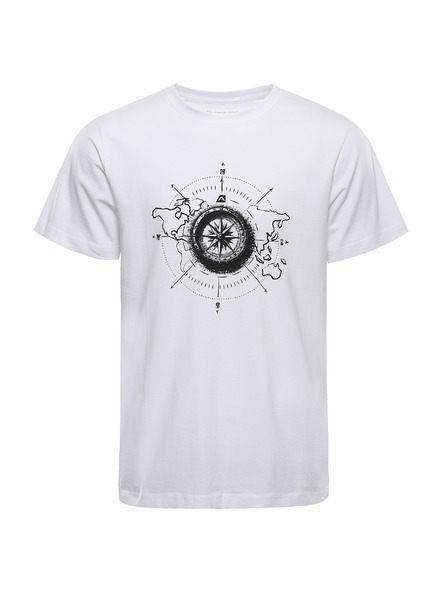 ALPINE PRO Muška pamučna majica ALPINE PRO MOROL white varijanta pa