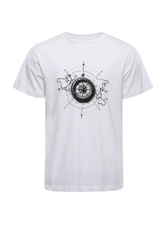 ALPINE PRO Muška pamučna majica ALPINE PRO MOROL white varijanta pa