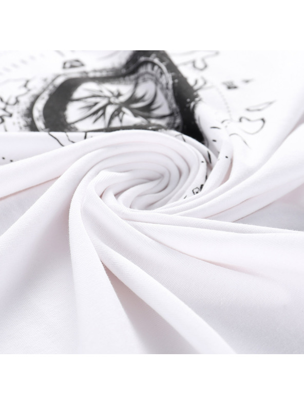 ALPINE PRO Muška pamučna majica ALPINE PRO MOROL white varijanta pa