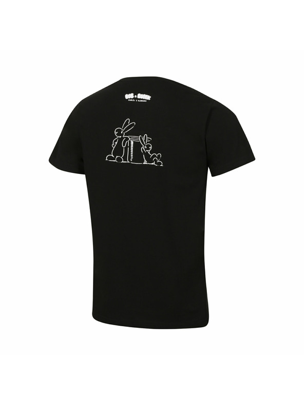 ALPINE PRO Muška pamučna majica bob a bobek ALPINE PRO BOBB black