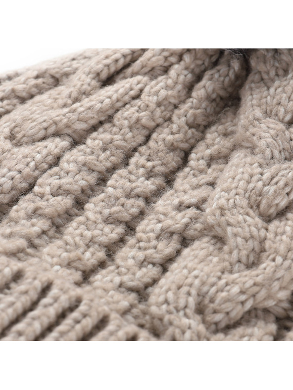 ALPINE PRO Zimska kapa s pompom ALPINE PRO ORGE moonbeam