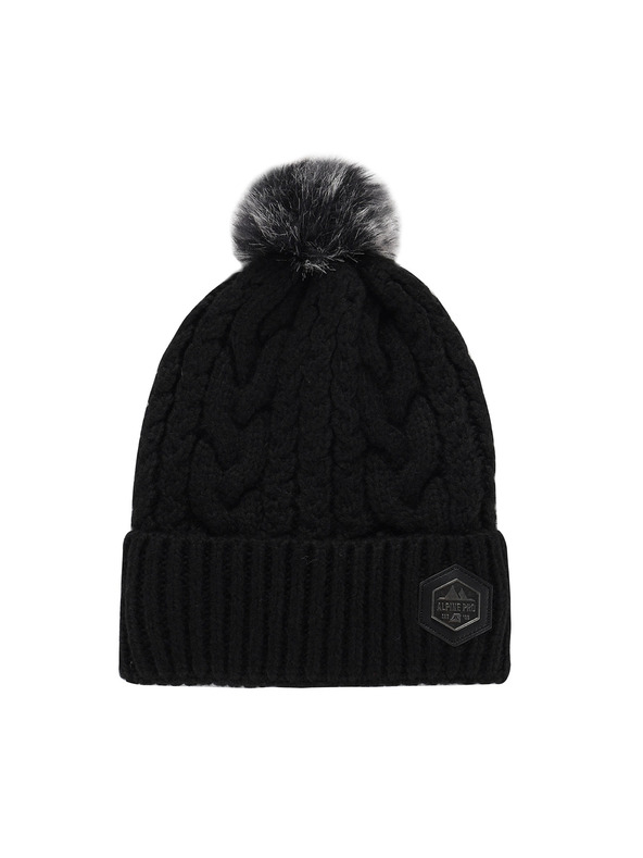 ALPINE PRO Zimska kapa s pompom ALPINE PRO ORGE black