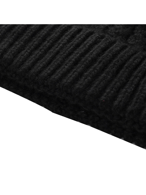 ALPINE PRO Zimska kapa s pompom ALPINE PRO ORGE black