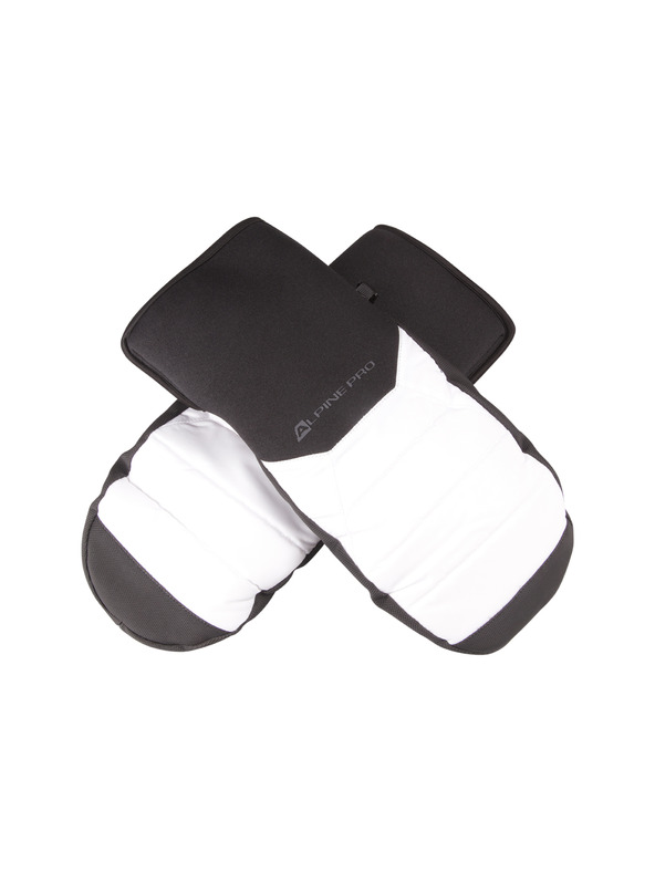 ALPINE PRO Skijaske rukavice s DWR tretmanom ALPINE PRO NERNE bijele