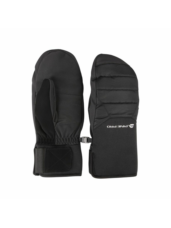 ALPINE PRO Skijaske rukavice s DWR tretmanom ALPINE PRO NERNE crne