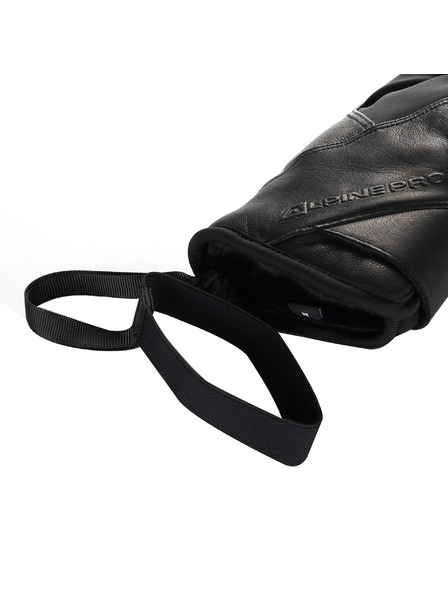 ALPINE PRO Skijaske rukavice s PTX membranom ALPINE PRO LOLRE crne