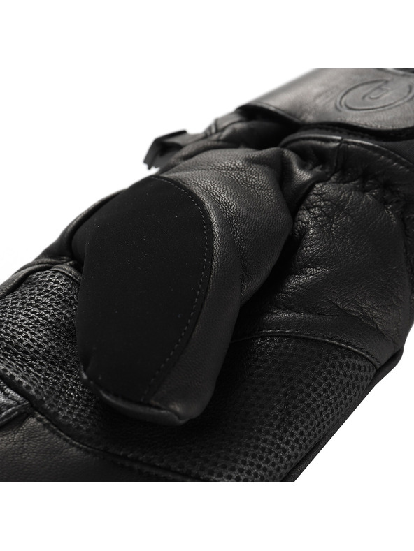 ALPINE PRO Skijaske rukavice s PTX membranom ALPINE PRO LOLRE crne