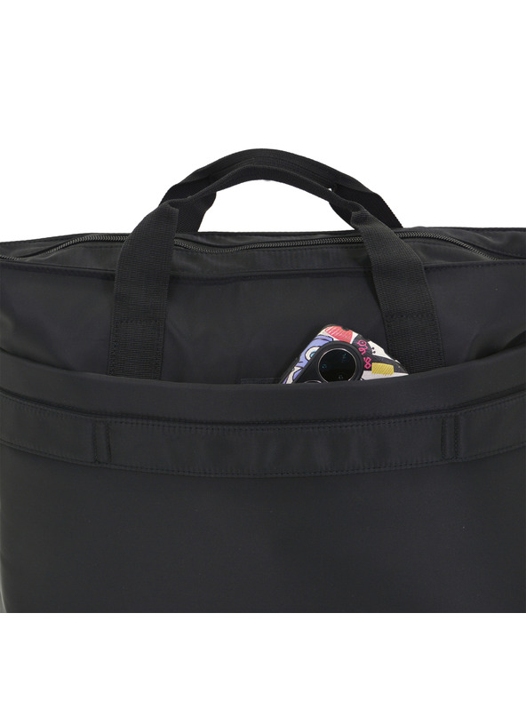 ALPINE PRO Priručna torba s ručkama i preko ramena ALPINE PRO NEWE crna