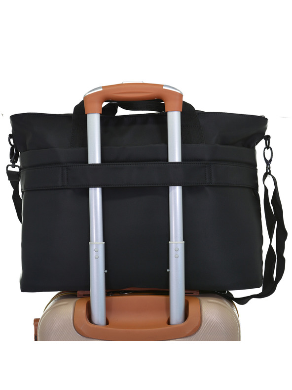 ALPINE PRO Priručna torba s ručkama i preko ramena ALPINE PRO NEWE crna