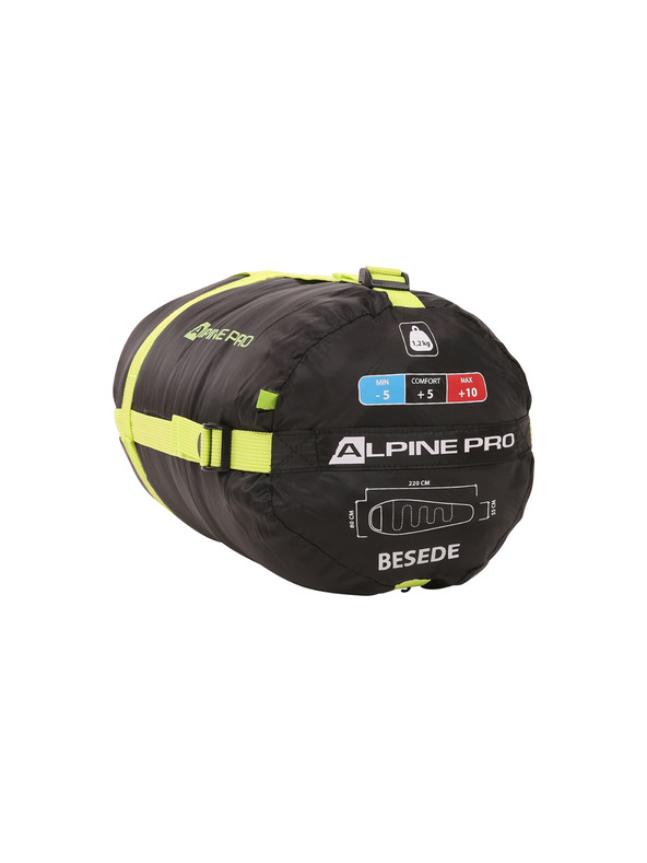 ALPINE PRO Mumijski vreća za spavanje ALPINE PRO BESEDE black