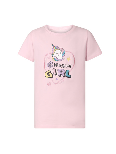 NAX Dječja pamučna majica nax NAX WERVO light lilac