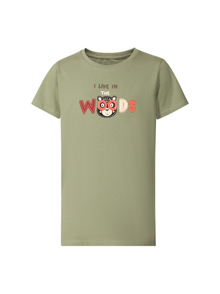 NAX Dječja pamučna majica nax NAX WERVO oil green