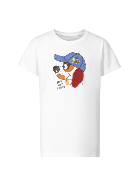 NAX Dječja pamučna majica nax NAX WERVO white