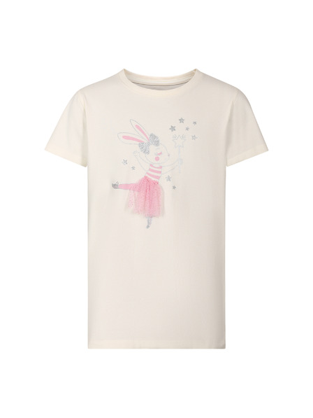 NAX Dječja pamučna majica nax NAX WERVO creme