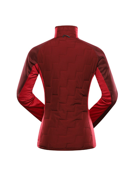 ALPINE PRO Ženska dukserica s merino punjenjem ALPINE PRO JORWA merlot