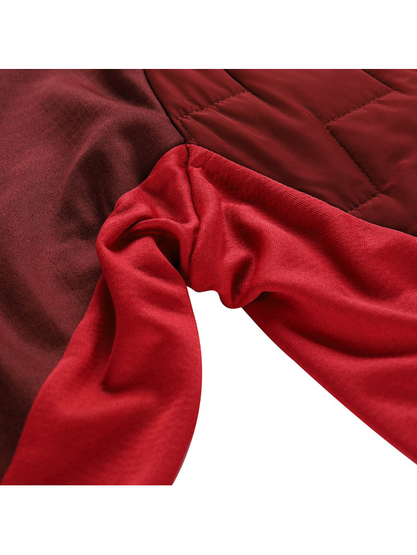 ALPINE PRO Ženska dukserica s merino punjenjem ALPINE PRO JORWA merlot