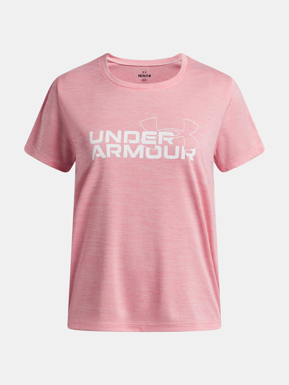 Under Armour Djevojačka majica Under Armour UA TECH TWIST WDMK LOGO SS-PNK
