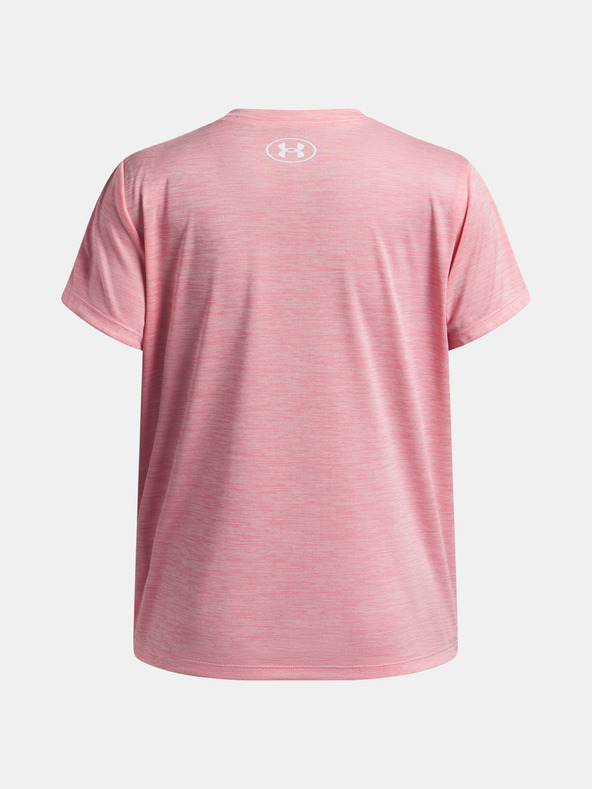 Under Armour Djevojačka majica Under Armour UA TECH TWIST WDMK LOGO SS-PNK