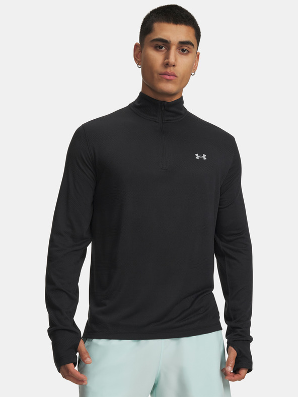 Under Armour Muška majica Under Armour UA Velociti 1/4 Zip-BLK