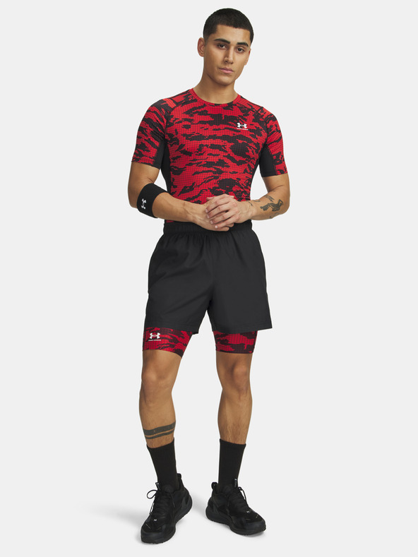 Under Armour Muške kratke hlače Under Armour UA HG Printed Lng Short-BLK