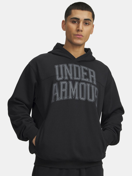Under Armour Muška dukserica Under Armour UA Rival LW Graphic Hoodie-BLK