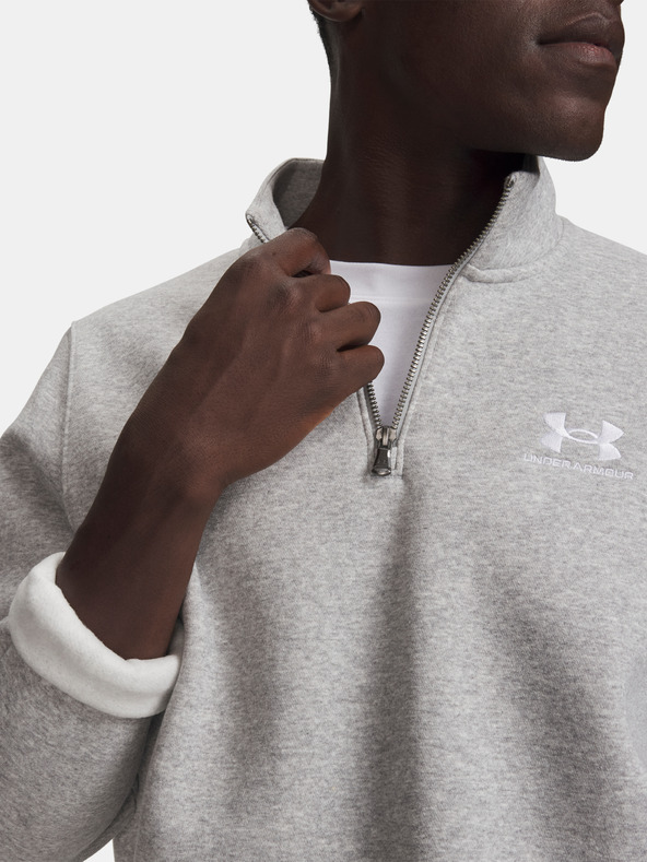 Under Armour Muška dukserica Under Armour UA Icon Fleece 1/4 Zip-GRY