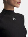 Under Armour Ženska majica Under Armour HeatGear Crop Mock LS-BLK