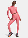 Under Armour Ženska majica Under Armour HeatGear Crop Mock LS-PNK