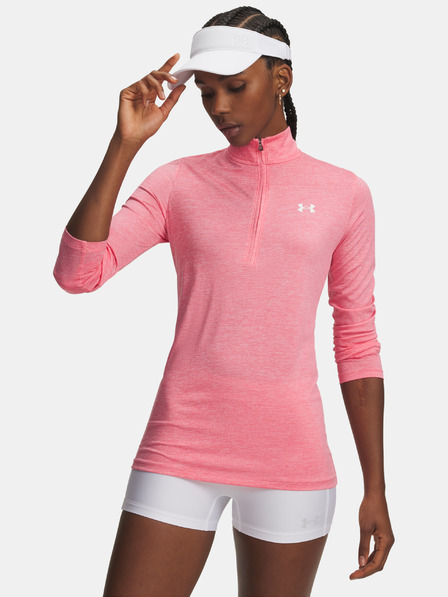Under Armour Ženska majica Under Armour Tech 1/2 Zip- Twist-PNK
