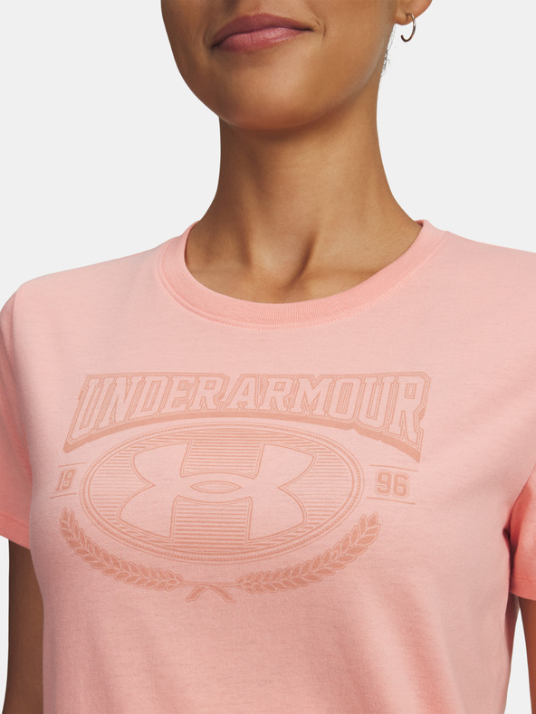 Under Armour Ženska majica Under Armour UA W VARSITY SS-RUŽ
