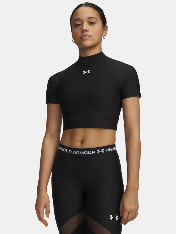 Under Armour Ženska majica Under Armour HeatGear Crop Mock SS-CRN