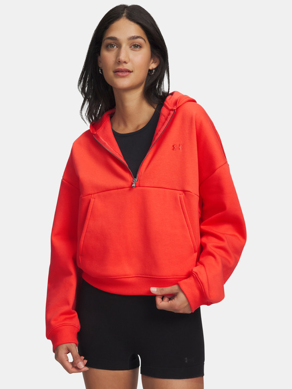 Under Armour Ženski hoodie Under Armour UA Icon Fleece HZ Hoodie-CRV