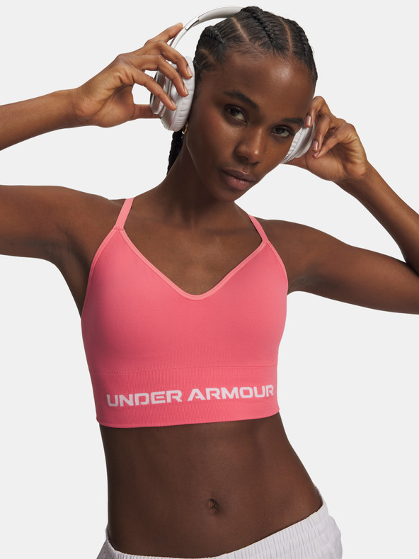 Under Armour Ženski grudnjak Under Armour Vanish Seamless Low Bra-RUŽ