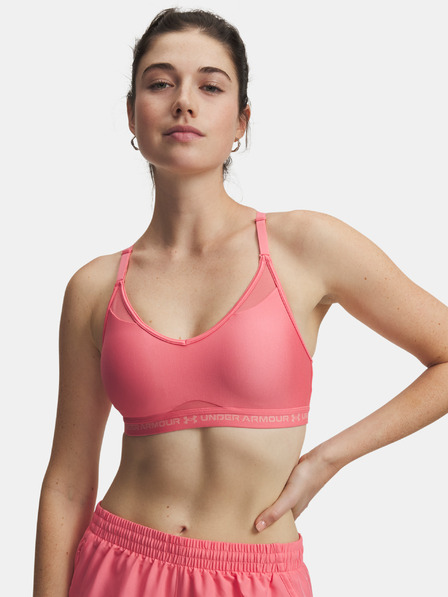 Under Armour Ženski grudnjak Under Armour UA Crossback Low Bra-PNK