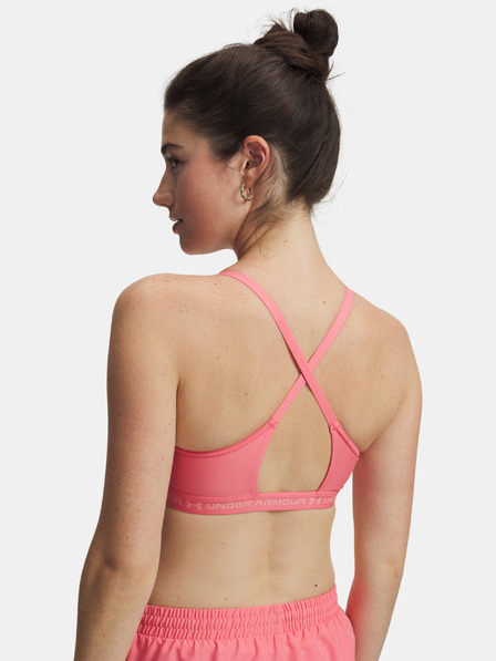 Under Armour Ženski grudnjak Under Armour UA Crossback Low Bra-PNK